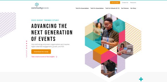 Community Brands Landing Page