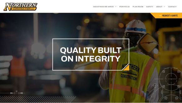 Northern Construction Website Build